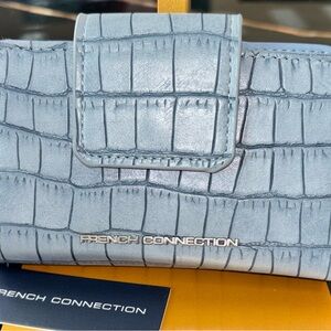 French Connection  Croc-Embossed Wallet
